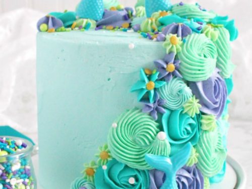 Mermaid Layer Cake Love And Confections